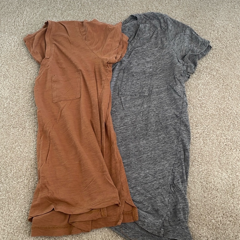 Madewell perfect tee bundle! Both in EUC!
